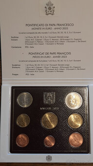Kompletná zbierka UNC euromincí Vatikán (2002–2024) - 3