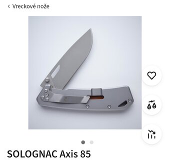 Predám lovecký nožík Solognac Axis 85 - 3
