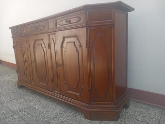 Starožitná, rustikální komoda, nábytek z masívu - 3