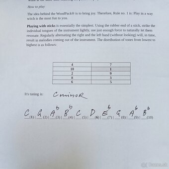 Woodpack, C - minor - 3