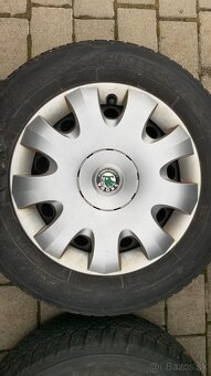 Predám kolesá 195/65 R15 spolu s krytmi - 3
