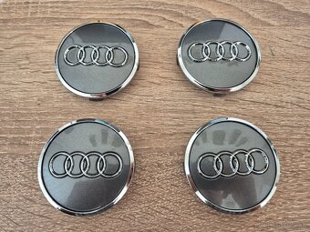 Puklicky AUDI kryty diskov krytky na kolesa disky - 3