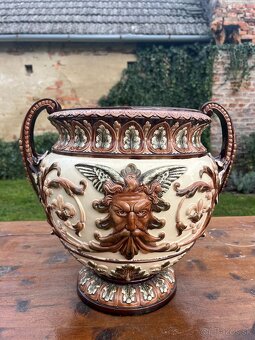 Obrovský majolikový kvetináč - 3