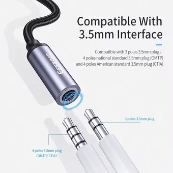Redukcia C to jack 3.5mm - 3