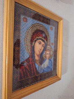 Ikona vyšitá korálkami - 3