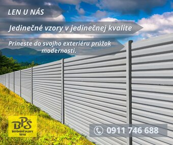 Certifikované betónové ploty - 3