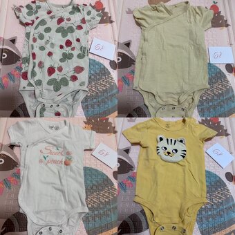 Lindex balik 62-68 body, pyzamka cca 45ks - 3