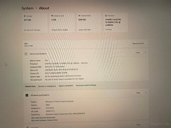 Dell XPS 15 7590 / i5-9300H / 8GB RAM 7 / 500GB SSD - 3