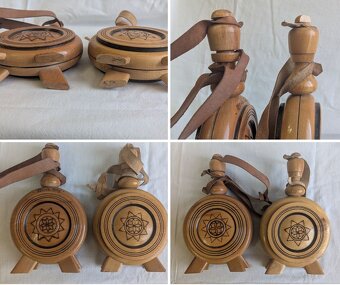 Bulharský čajník, Čutora, Mosadzný mažiar, váza - 3