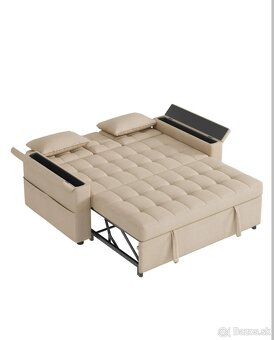 Merax 2-miestna rozkladacia pohovka gauc - 3