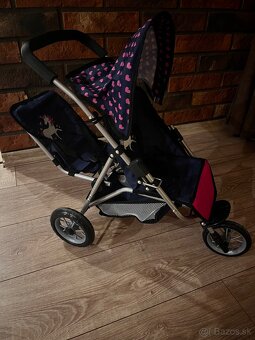 Duo kočík pre 2 bábiky - 3