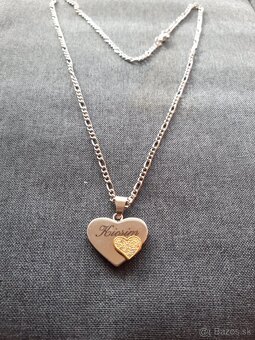 retiezka a privesok srdce - 3