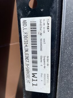 Prahy BMW rad 3 (f30, f31) Black Sapphire /475/ - 3