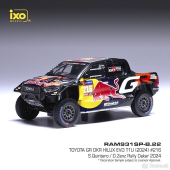 Modely Toyota GR DKR Hilux - Dakar 1:43 IXO - 3