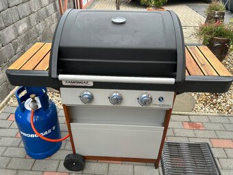 Predám plynový gril CAMPINGAZ 3series Woody L - 3