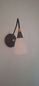 Stropný luster+,dve lampy na stemu - 3