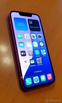 iPhone 13 mini 128 GB Product RED 100% baterka TOP STAV - 3