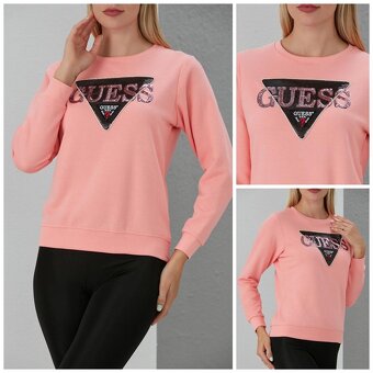 Guess dámska mikina lososová - 3