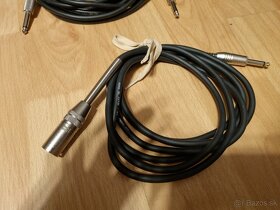 Predám kvalitne audio káble 4.5m (jack, xlr3, cinch) - 3