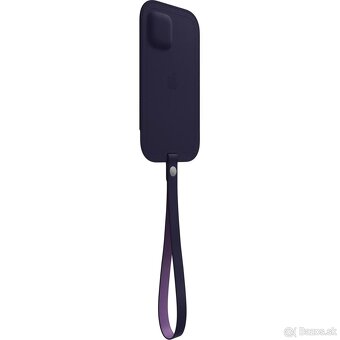 Apple Leather Sleeve kryt MagSafe pre iPhone 12 Pro Max - 3