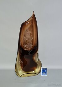 Retro sklenené vázy - Klinger / Cvrček - 3