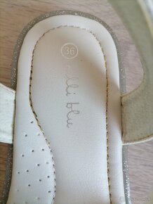 Biele elegantne Nelli Blu sandálky č:36 - 3