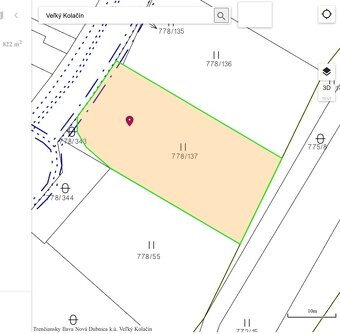 Pozemok Medové lúky 822m2 - 3
