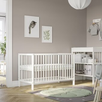 IKEA postielka Gulliver biela - 3