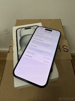 iPhone 15 – 128 GB | Čierny | Zdravie batérie 100 % - 3