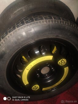 Dojazdova rezerva original Mercedes 5x112 R17 155-70-17 - 3