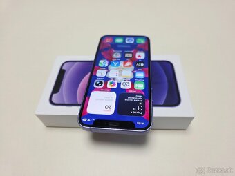 APPLE IPHONE 12 MINI PURPLE 64GB,ZDRAVIE BATERKY 100% - 3