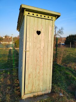 Drevená latrína - suché WC - 3