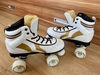 Rio Roller Varsity White/Gold vel. 40,5 - 3