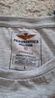Aeronautica Militare tričko sivé - 3