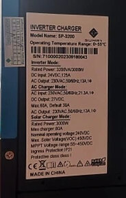 Hybridný solár invertor 4.2kW/24V, MPPT 6kw + WiFi - 3