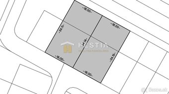 2 stavebné pozemky 614 m2 v novo-vybudovanej lokalite Hlboké - 3