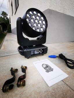 2v1 wash/beam hlava 19x15W, zoom funkcia - 3