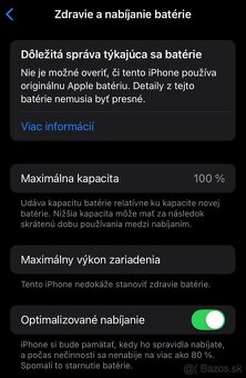 Apple iPhone 11 128GB Black - nová batéria - 3