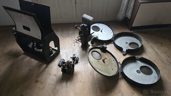 Starý filmový premietač Schilling Guyla + originálny objektí - 3