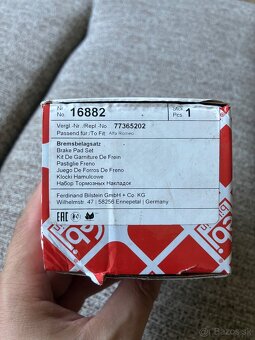 Sada brzdových platničiek | Predná Náprava | Alfa Romeo 159 - 3