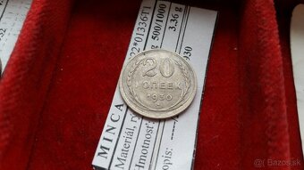 Stare strieborne mincet 3ks - 3