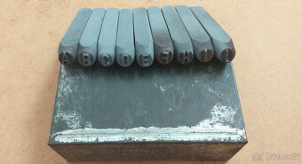 Raznice do kovu - písmená 7 mm - 3