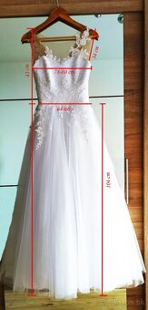 Svadobné šaty - predám - 3