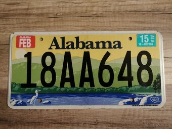 americke spz 50 statov - 3