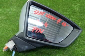 seat leon zrkadlo 8+4 pin 2012+ - 3