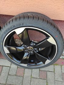 Predám sadu nových pneu a diskov Audi Rotor R18 Black - 3