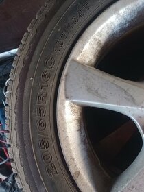 Zimné pneu + hliníkové disky 5x112r16 - 3