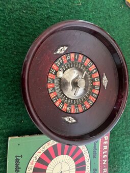 Starožitná drevená ruleta - 3
