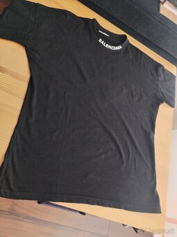 Tricko Balenciaga over size cierne - 3