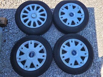 PLECHOVE DISKY FORD FIESTA FUSION 4x108 195/60 R15ZIMNE PNEU - 3